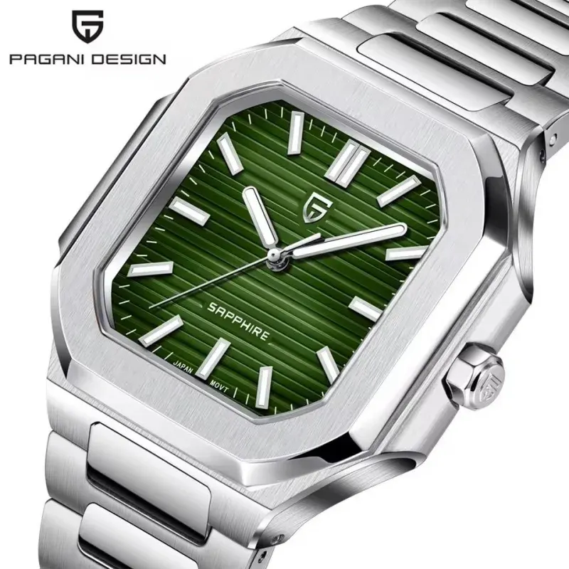Pagani Design Cubitus Style Green Dial Men's Watch- PD-YS019